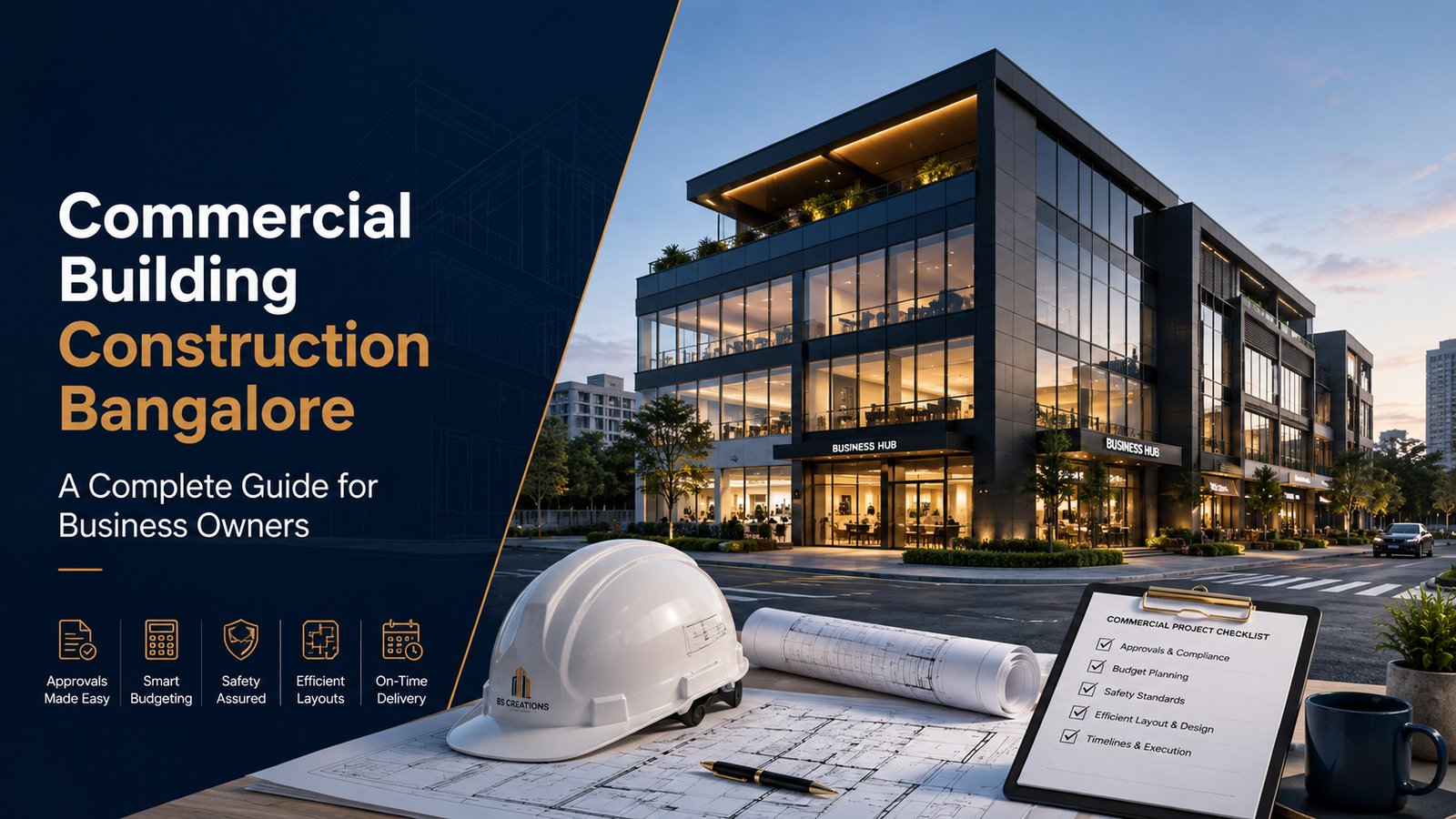 Commercial building construction in Bangalore - a complete guide for business owners